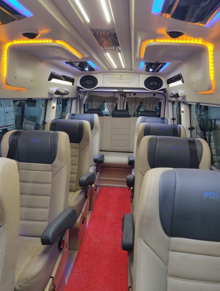 Tempo traveller on rent